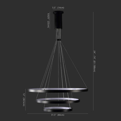 Meranda 3 Tier Chandelier | Safavieh Couture - CTL1001