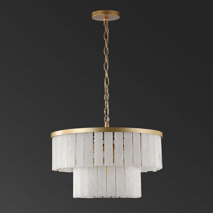 Kiandra Marble 2 Tier Chandelier | Safavieh Couture - CTL1020